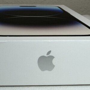 Empty Retail Box: Apple iPhone 14 Pro Max w/ USB-C to Lightning Cable Silver 1TB